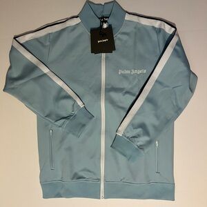 Palm Angels Light Blue Track Jacket